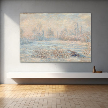 Peinture Neige Monet